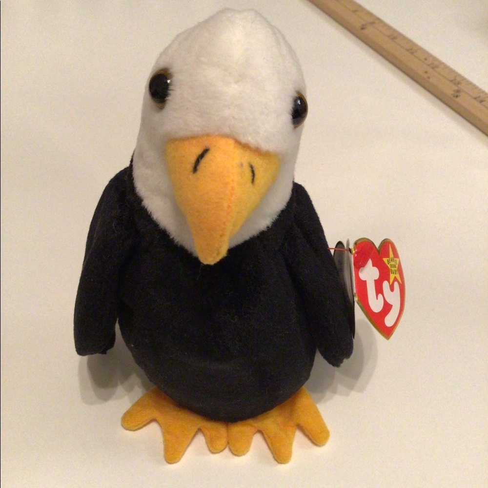 TY Beanie Baby Original Baldy 2/17/96 retired new